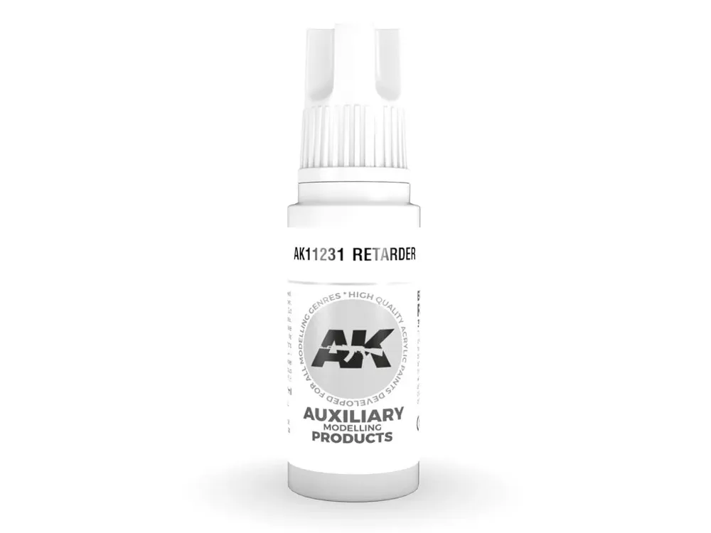Lahvička AK Acrylics 3GEN Retarder AK11231 zpomalovač schnutí akrylových barev 17 ml