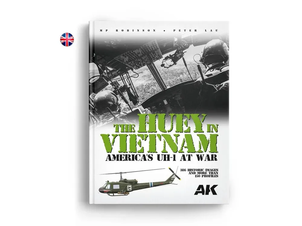 Obálka knihy AK Interactive AK130037 The Huey In Vietnam: America's UH-1 At War