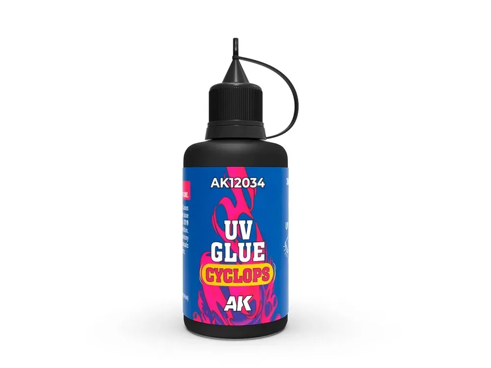 Kelímek modelářského lepidla AK Interactive AK12034 Cyclops UV Glue 30 ml