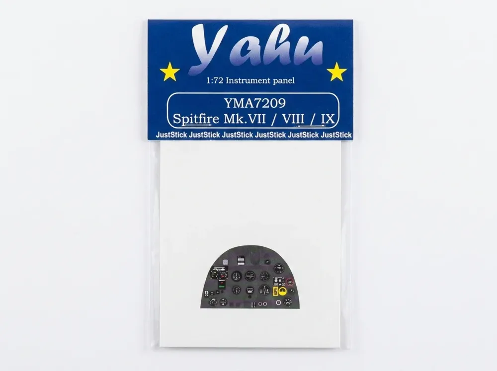 Barevná fotoleptaná přístrojová deska Yahu Models YMA7209 Spitfire Mk. VII/VIII/IX 1/72