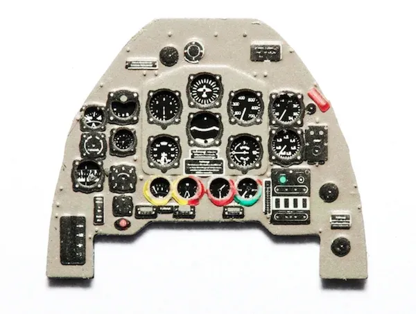 Barevná fotoleptaná přístrojová deska Yahu Models YMA7275 pro Ju-87 B-1 v měřítku 1/72