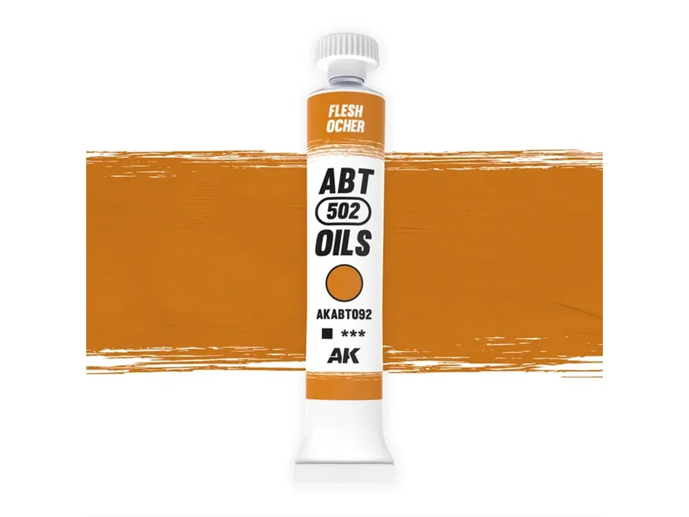 Tuba olejové barvy AK Interactive Oil Paints ABT092 pleťový okr 20 ml