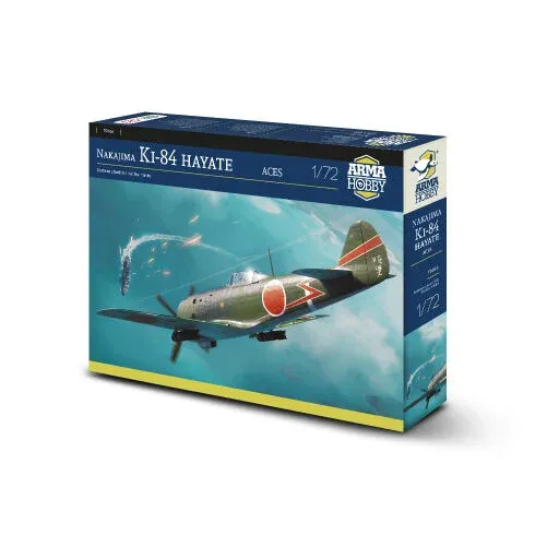 Krabice stavebnice Arma Hobby 70066 Nakajima Ki-84 Hayate „Aces" v měřítku 1/72