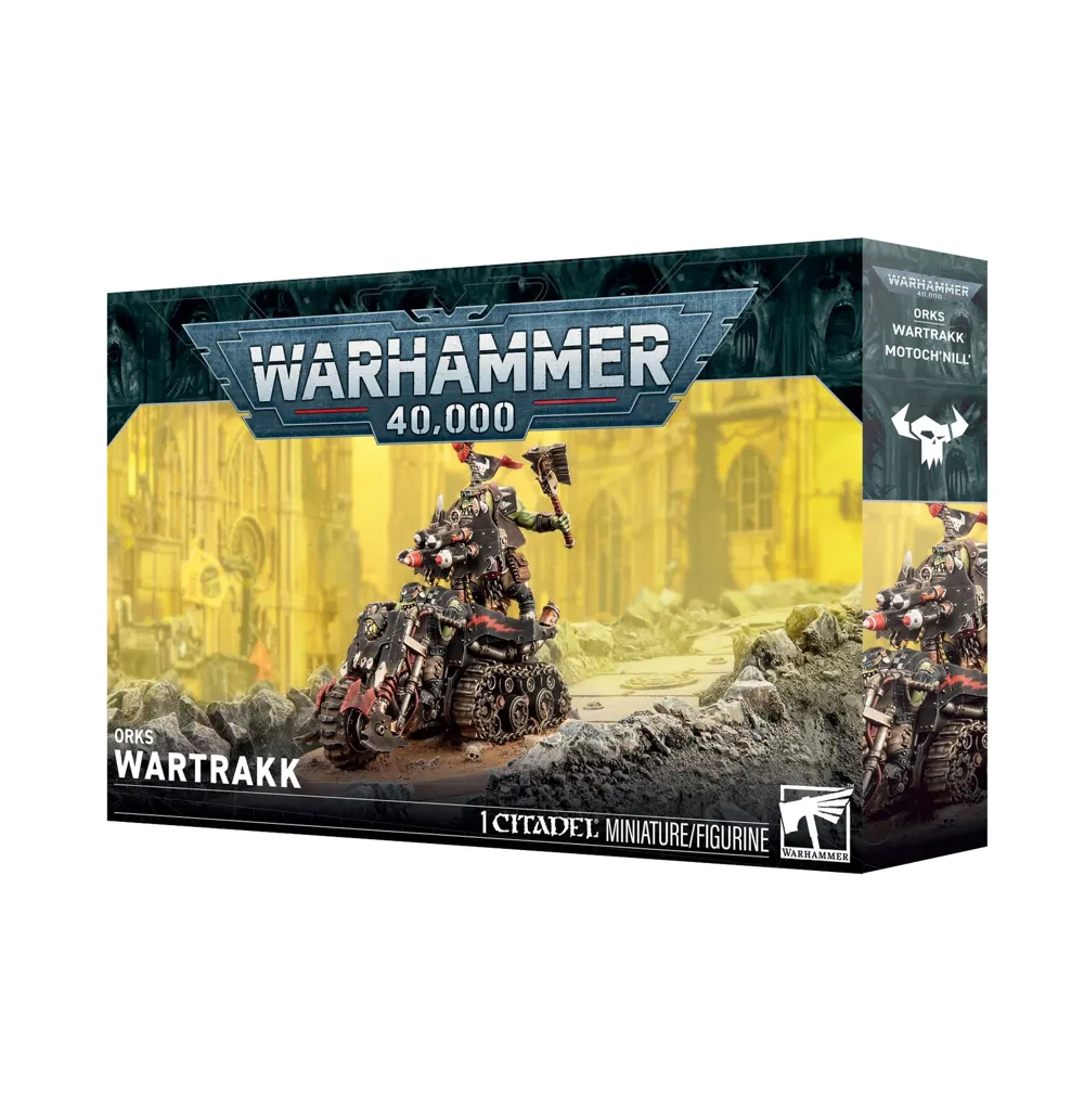 Plastikový model Games Workshop Orks Wartrakk pro Warhammer 40,000 – orkské vozidlo s raketometem