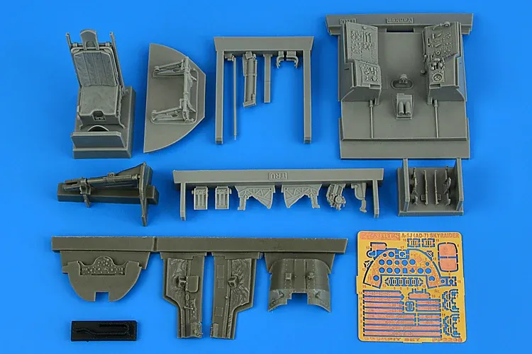 Resinový set kokpitu Aires 2298 A-1J (AD-7) Skyraider v měřítku 1/32 pro stavebnici Trumpeter
