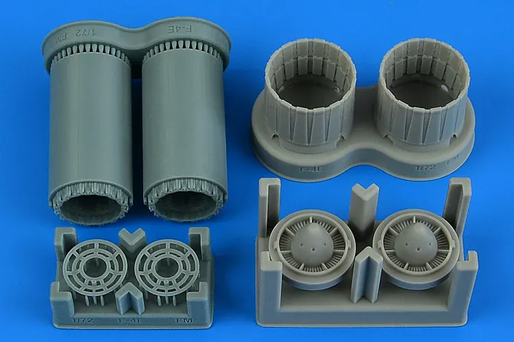 Resinové výstupní trysky motorů Aires 7406 pro F-4E Phantom II v měřítku 1/72