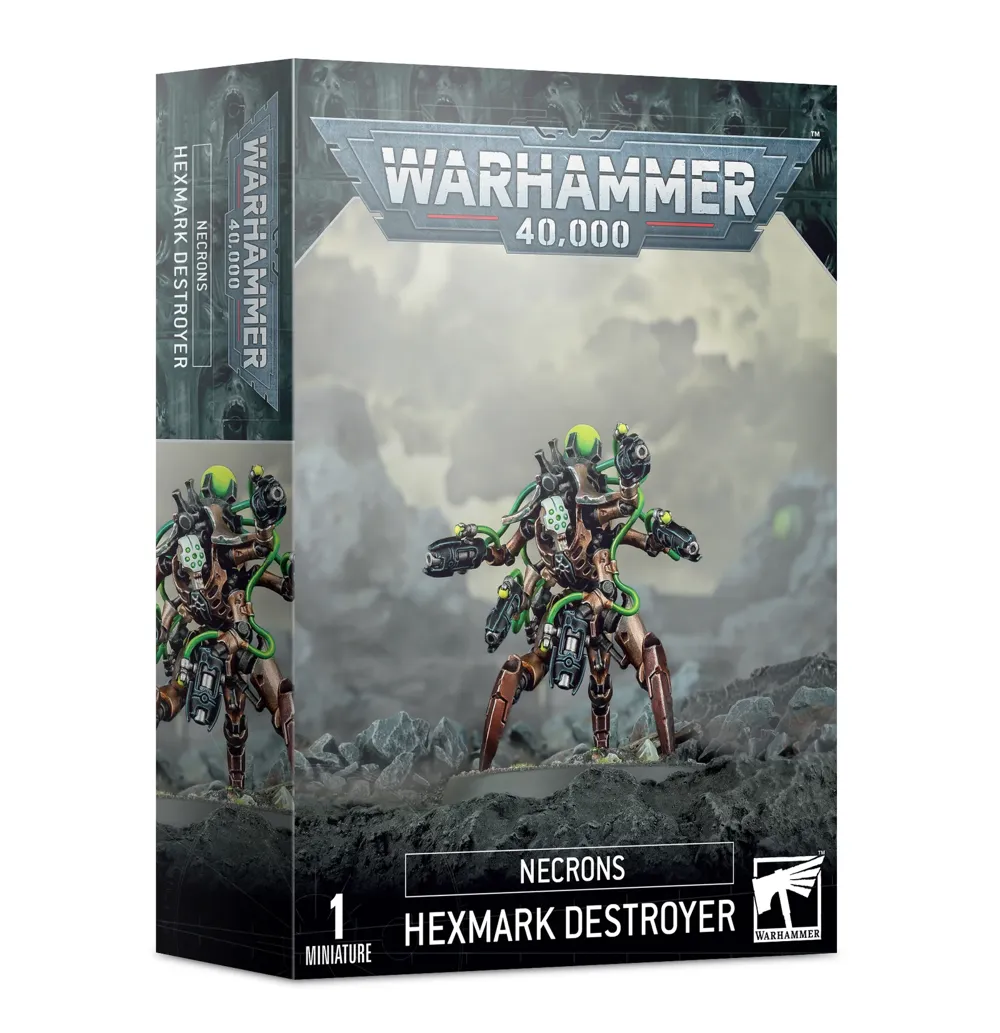 Plastikový model Necrons Hexmark Destroyer Warhammer 40,000 od Games Workshop v měřítku 1:56