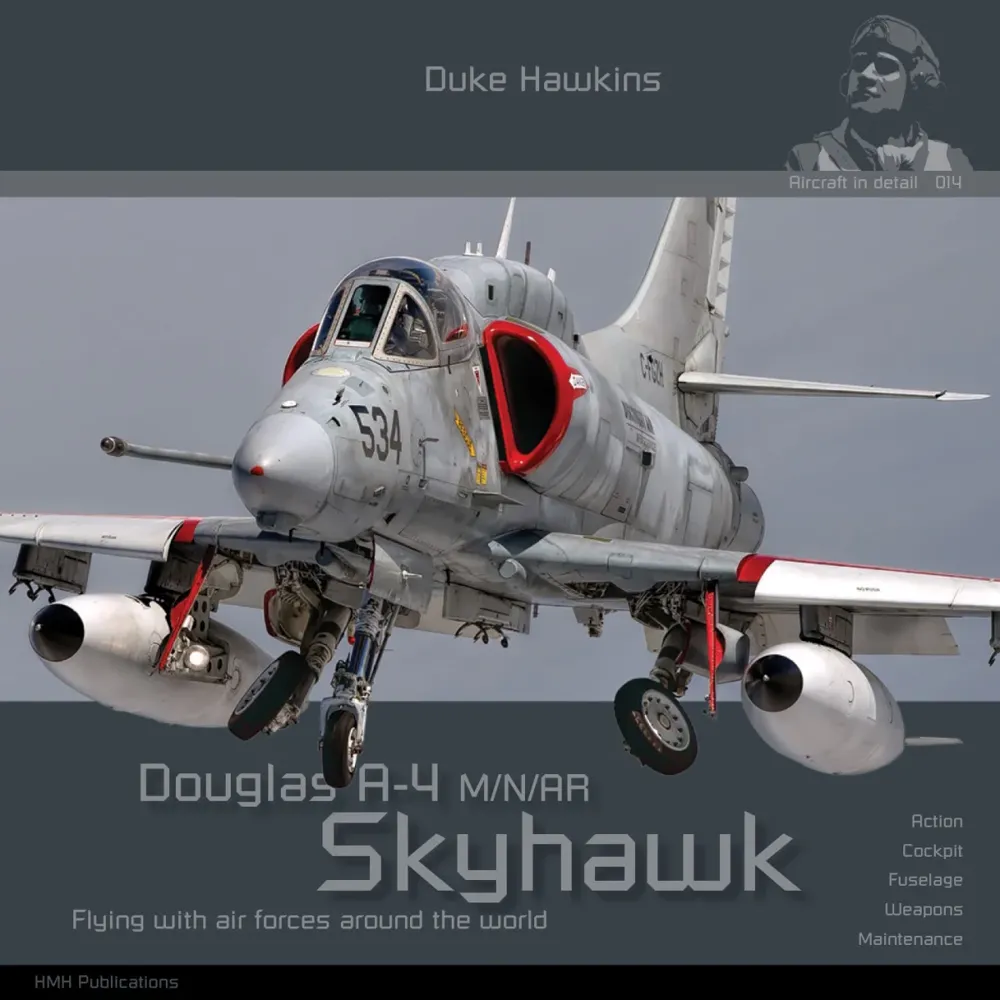 Obálka publikace Duke Hawkins DH014 Douglas A-4 Skyhawk, 116 stran, angličtina