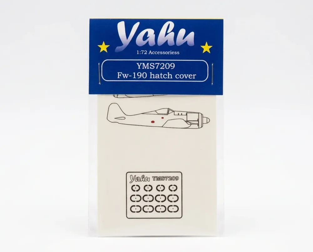 Fotoleptaný plát Yahu Models YMS7209 kryt průlezu Fw 190 v měřítku 1/72