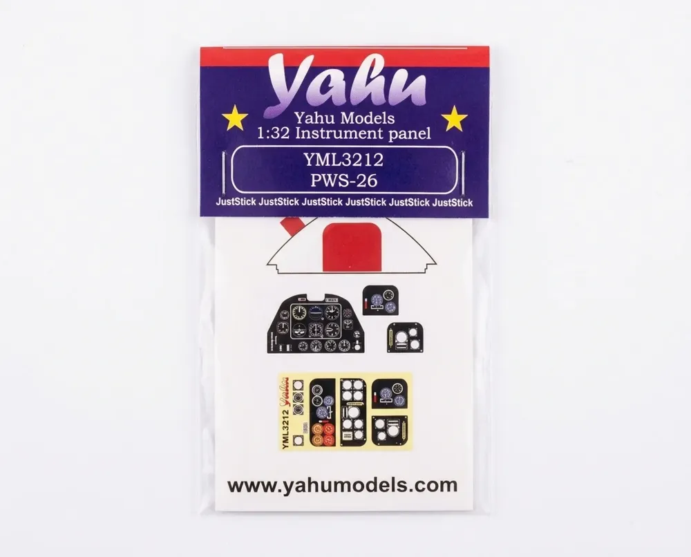 Předbarvená přístrojová deska Yahu Models YML3212 PWS-26 v měřítku 1/32