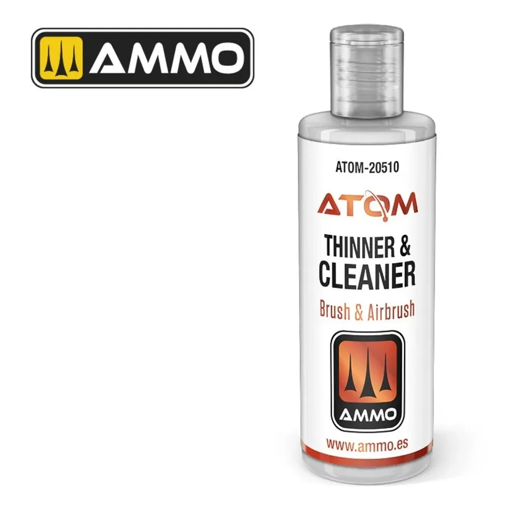 Lahvička AMMO Mig ATOM-20510 Thinner and Cleaner, ředidlo a čistič 60 ml