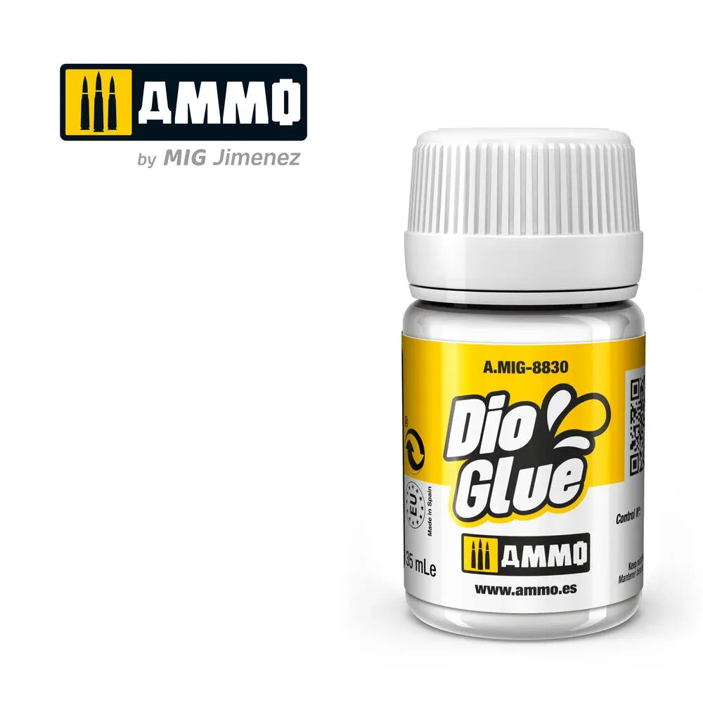 Kelímek lepidla AMMO Mig A.MIG-8830 DIO Glue 35 ml pro diorámata