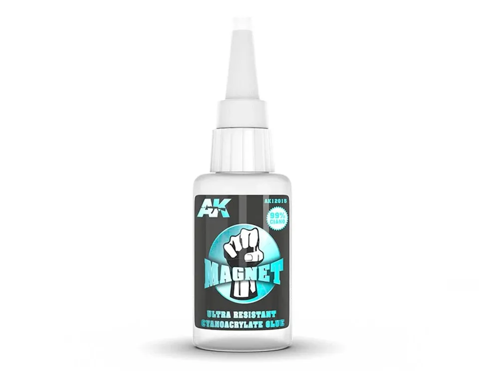 Balení vteřinového lepidla AK Interactive AK12015 Magnet Cyanocrylate Glue 20 g