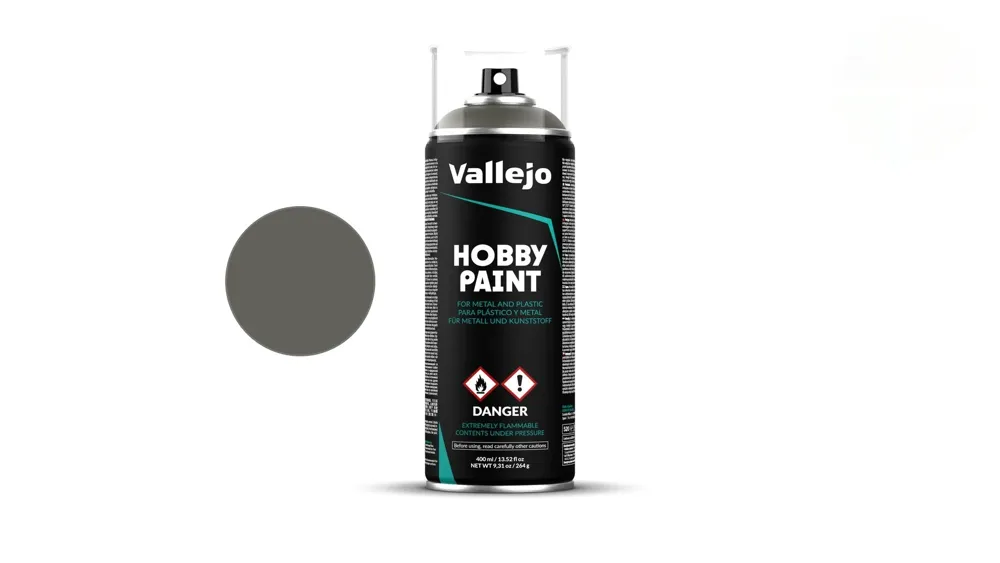 Sprej Vallejo Aerosol 28006 primer německá polní šedá 400 ml