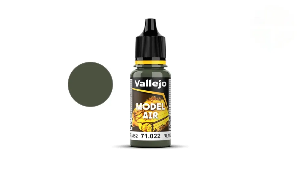 Lahvička akrylové barvy Vallejo Model Air 71022 světle zelená RLM82, 18 ml