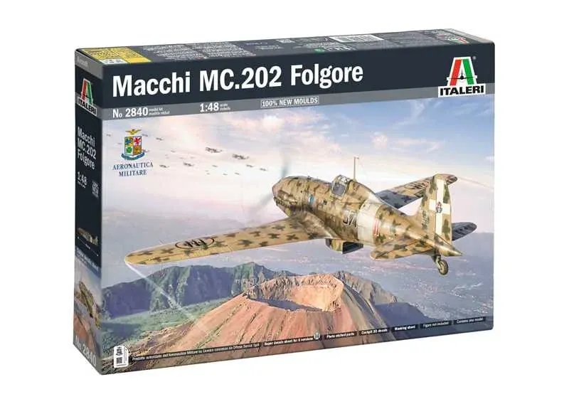 Krabice stavebnice Italeri 2840 MC.202 Folgore v měřítku 1:48