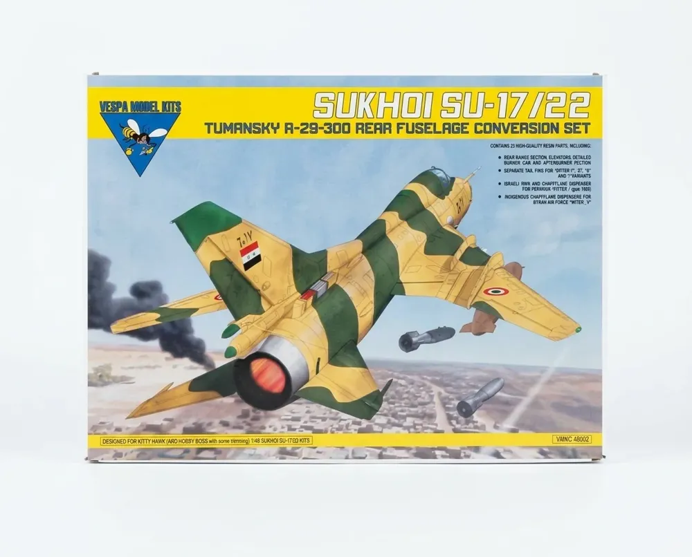 Konverzní sada Vespa Model Kits VMKC48002 1/48 — resinový zadní trup Su-17/22 s motorem R-29-300
