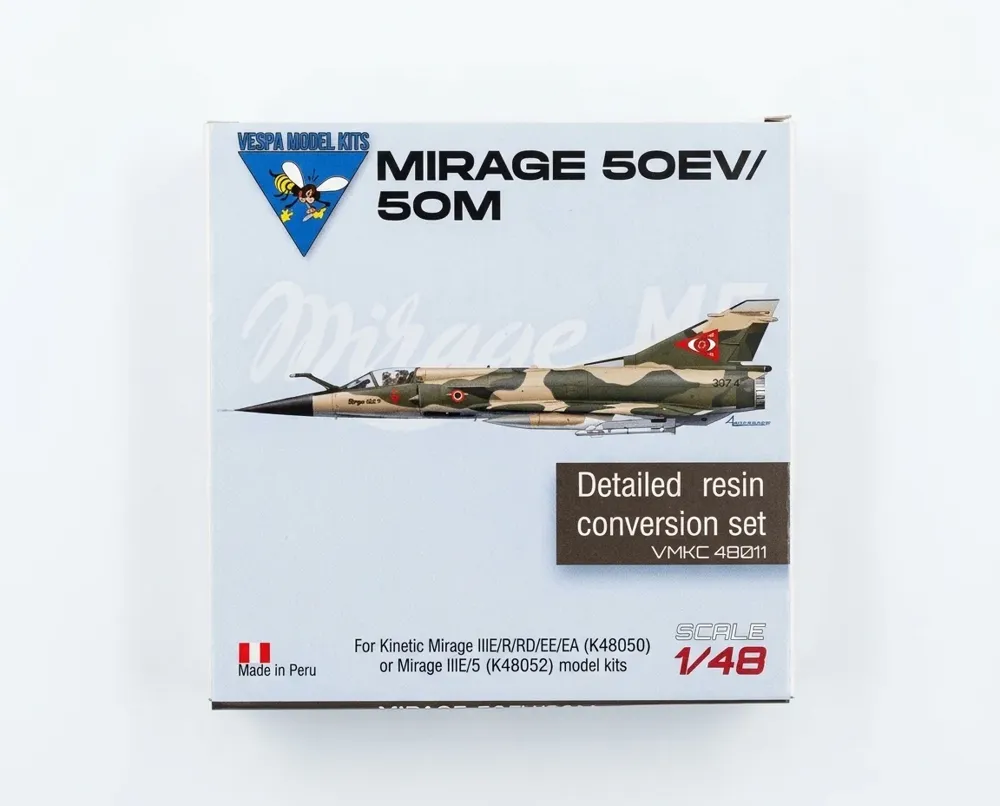 Resinová konverzní sada Vespa Model Kits VMKC48011 Mirage 50EV 1/48 pro stavebnice Kinetic