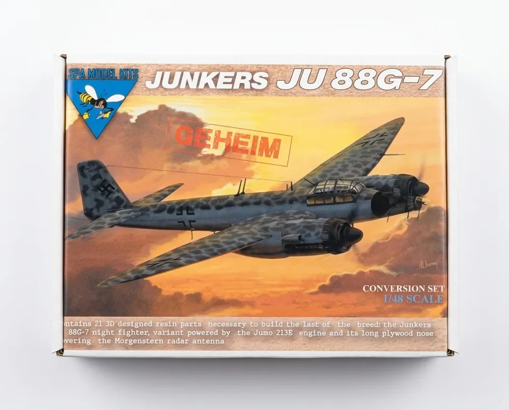 Resinová konverze Vespa Model Kits VMKC48003 Junkers Ju 88G-7 v měřítku 1/48 pro stavebnici DML