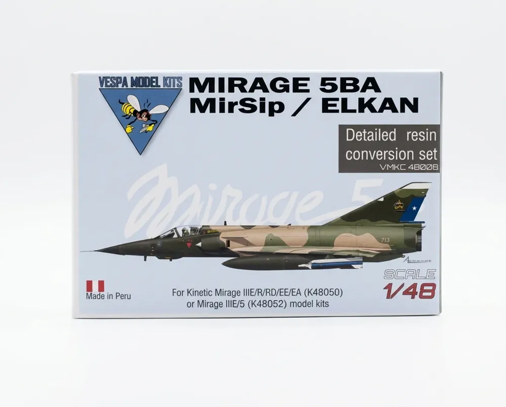 Konverzní sada Vespa Model Kits VMKC48008 Mirage 5 MirSIP/Elkan 1/48 pro stavebnice Kinetic