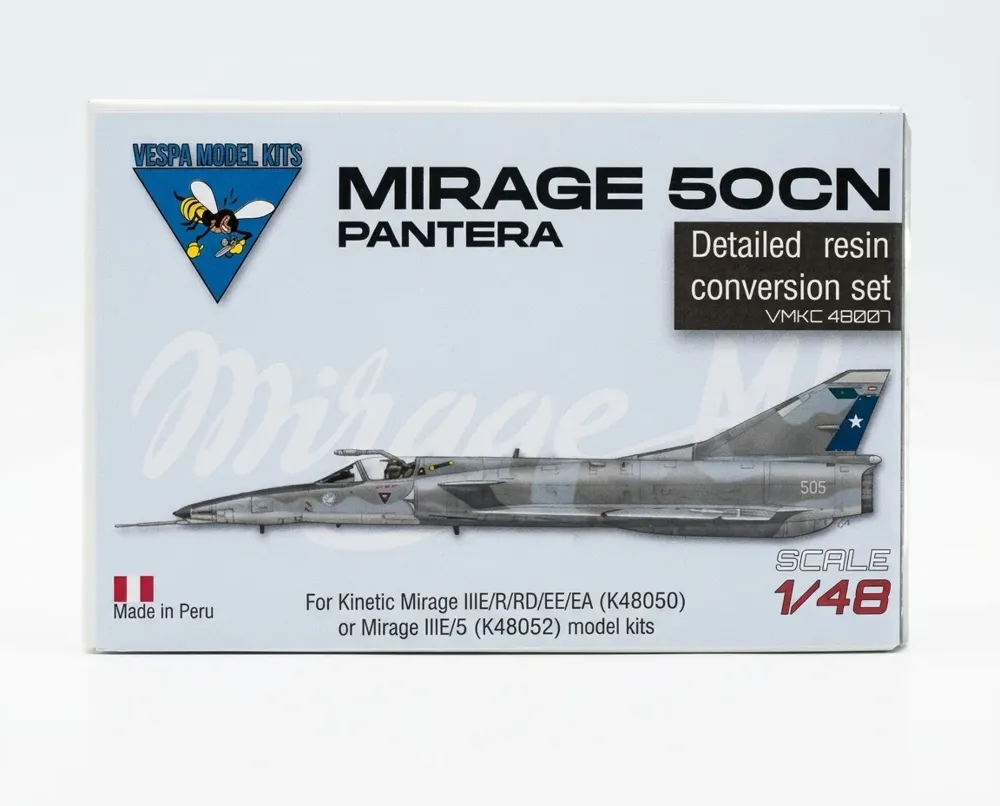 Resinová konverzní sada Vespa Model Kits VMKC48007 Mirage 50CN Pantera v měřítku 1/48