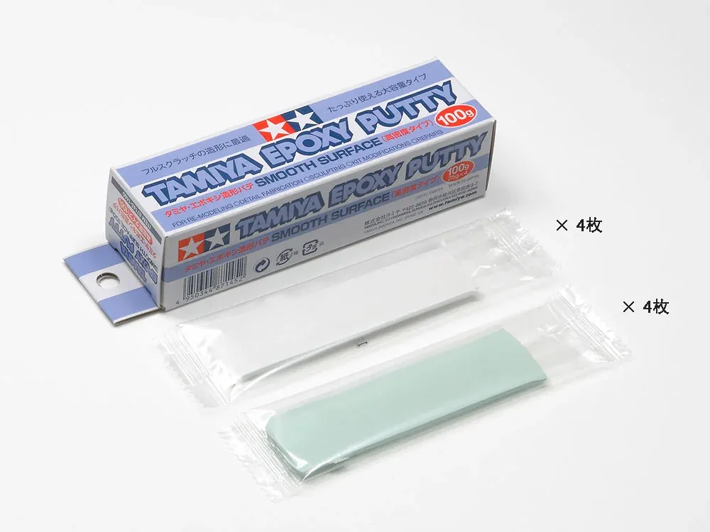 Balení dvousložkového epoxidového tmelu Tamiya 87145 Epoxy Putty Smooth Surface 100 g