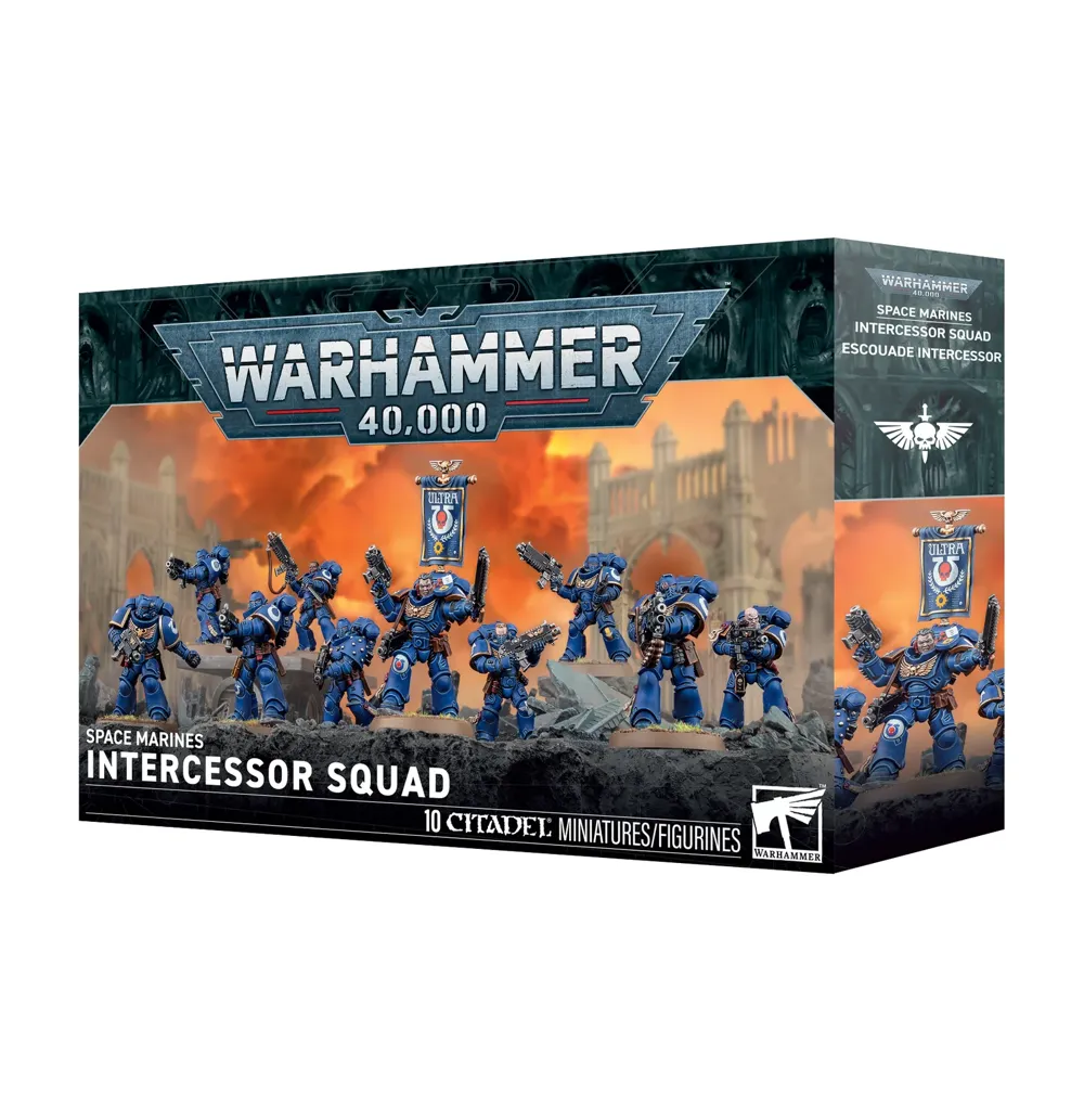 Balení Games Workshop Space Marines: Intercessor Squad (2026) pro Warhammer 40,000