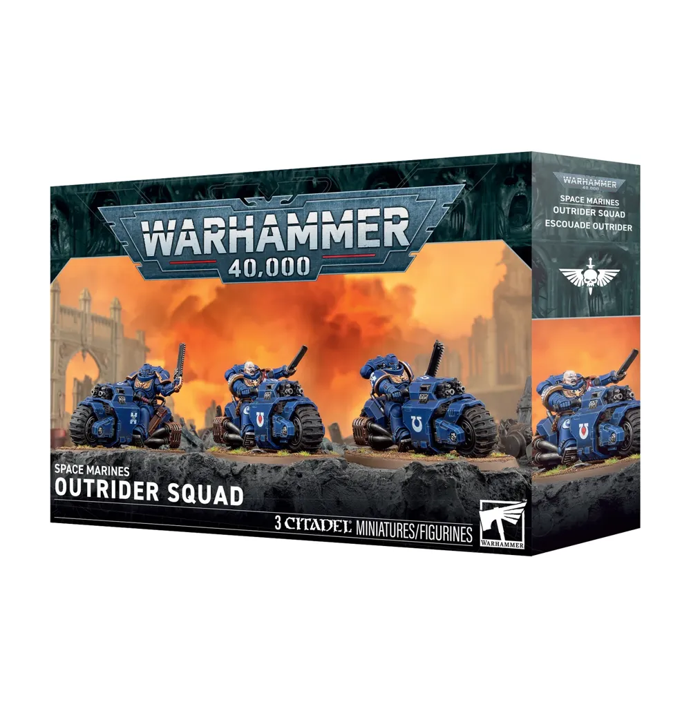 Plastiková sada Games Workshop Space Marines: Outrider Squad (2026) pro Warhammer 40,000