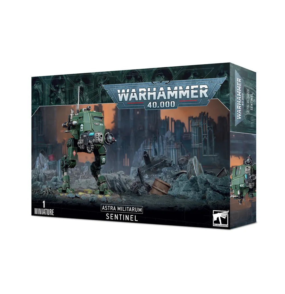 Krabice stavebnice Games Workshop Astra Militarum: Sentinel pro Warhammer 40,000
