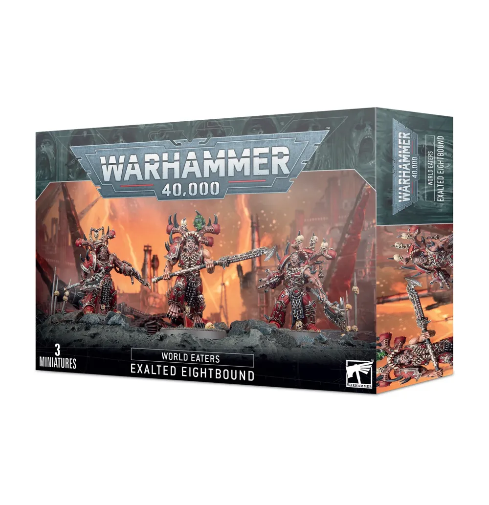 Krabice se stavebnicí figurek Games Workshop World Eaters: Exalted Eightbound pro Warhammer 40,000
