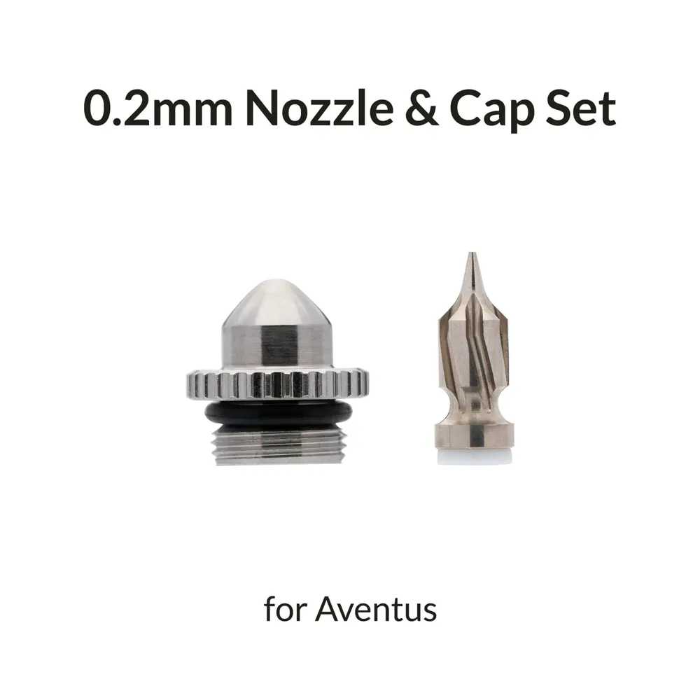 Servisní sada Gaahleri 23018 – tryska Vortex 0,2 mm a kryt pro airbrush Aventus II