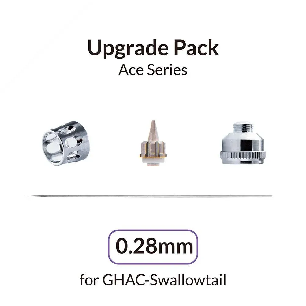 Gaahleri 42762 upgrade sada 0,28 mm pro airbrush GHAC-Swallowtail — jehla, tryska a krytky