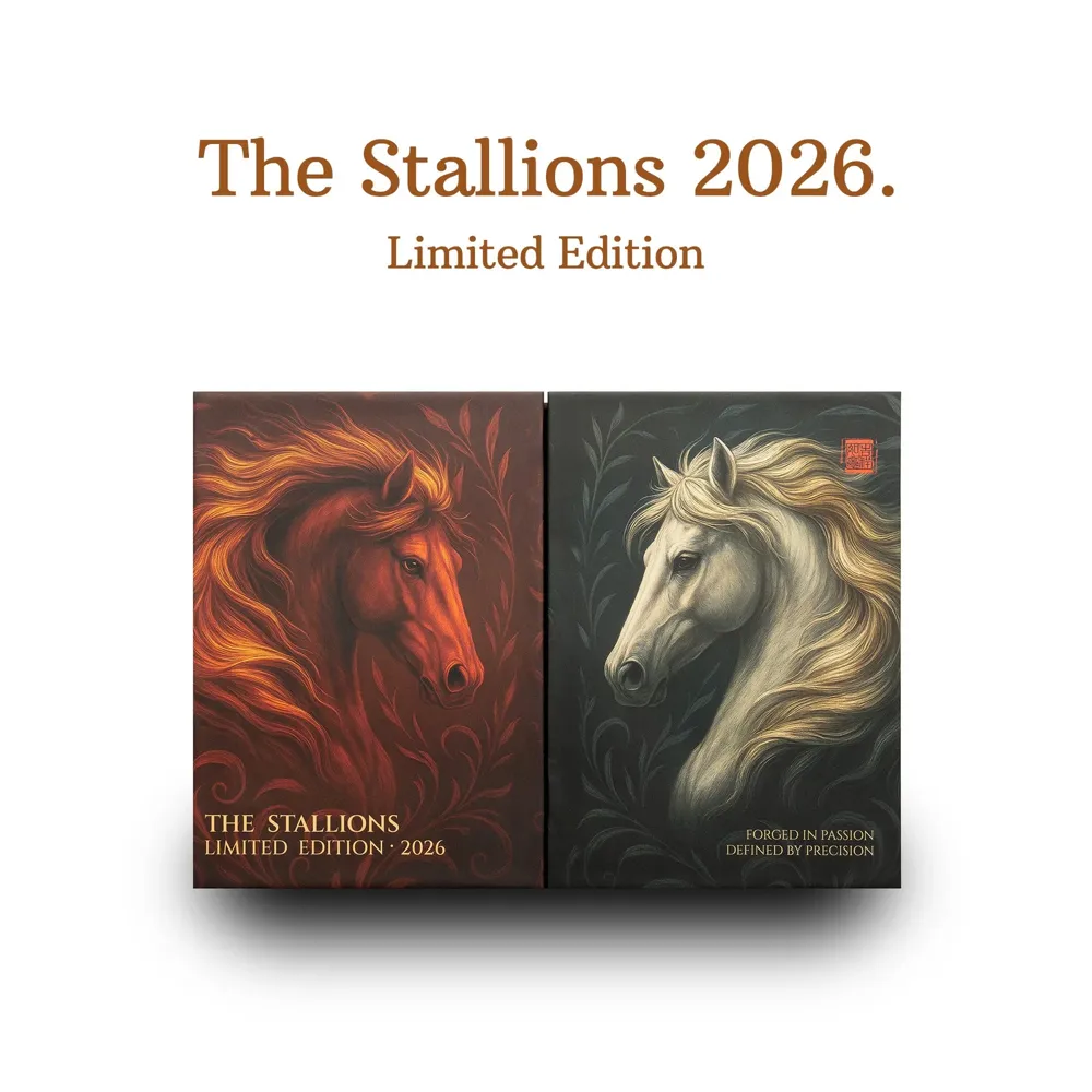 Sada airbrushů Gaahleri The Stallions 2026 – Aventus ShadowFax 0,2 mm a Fireblood Akhal 0,4 mm