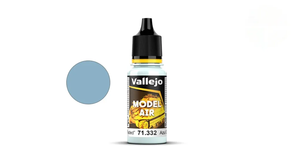 Lahvička akrylové barvy Vallejo Model Air 71332 vybledlá modrá spodních ploch, 18 ml