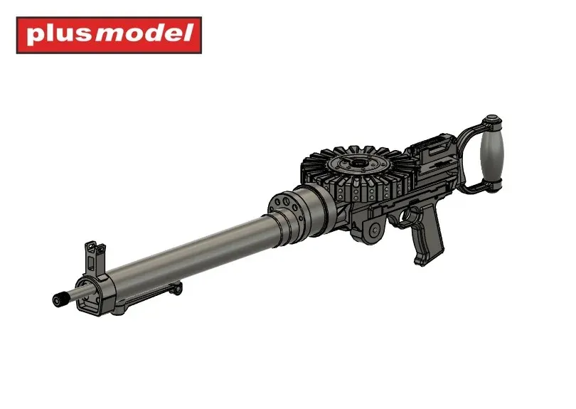 Sada Plus Model AL3027 – dva kulomety Lewis 1/32 se čtyřmi zásobníky z 3D tisku