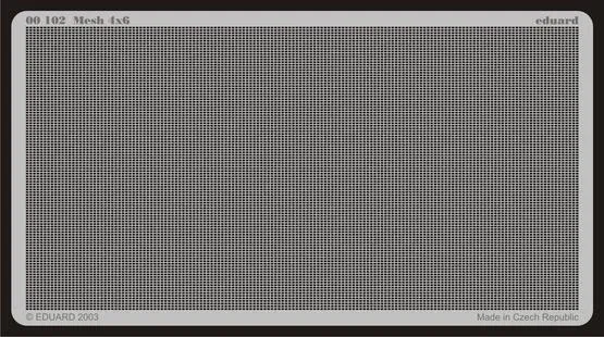 Fotoleptané pletivo Eduard 00102 Mesh 4x6 na kovovém plátu