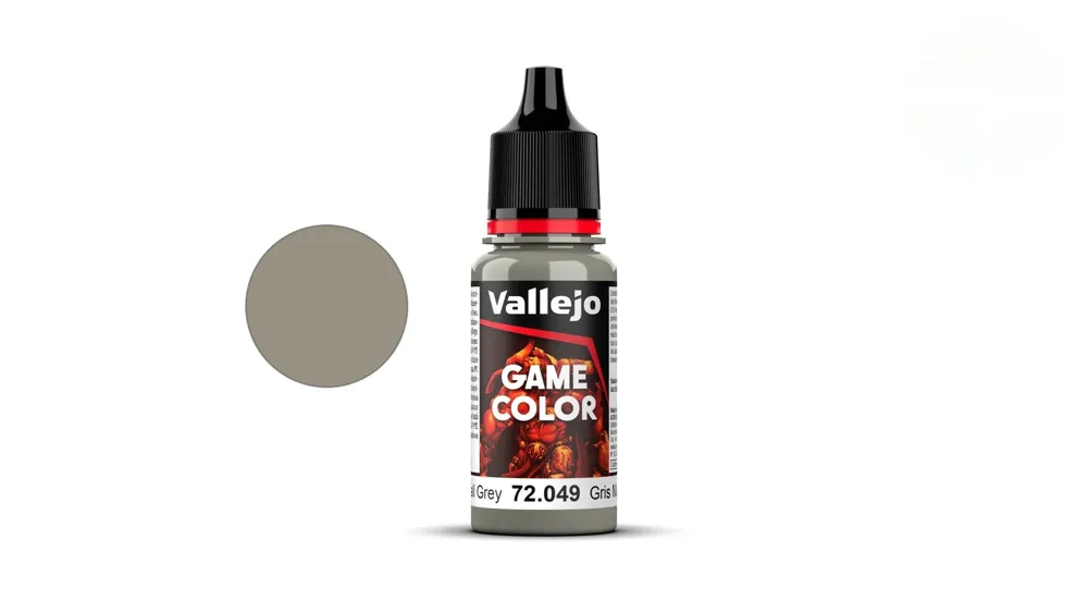Lahvička akrylové barvy Vallejo Game Color 72049 Stonewall Grey 18 ml s kapátkem