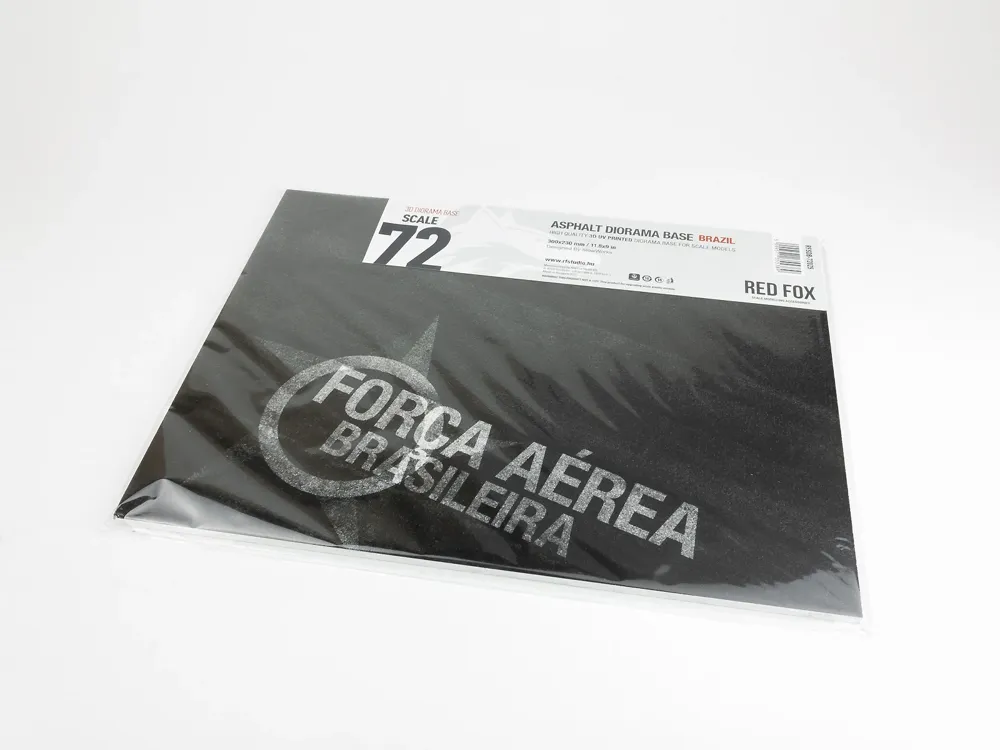 Diorámová podložka Red Fox Studio RFSDB-72025 asfalt Brazílie 1/72, 300 × 230 mm