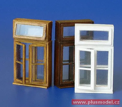 Resinová sada Plus Model 183 Okna – Set I v měřítku 1/35 s díly rámů a fólií