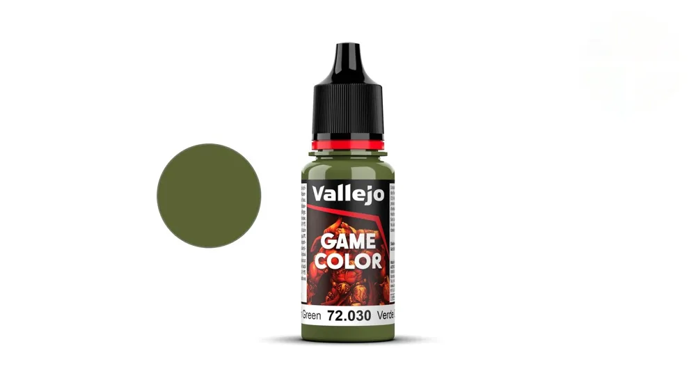 Lahvička akrylové barvy Vallejo Game Color 72030 goblinská zelená 18 ml