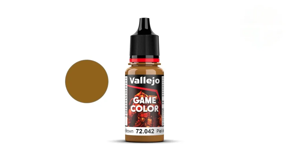 Lahvička akrylové barvy Vallejo Game Color 72042 parazitní hnědá (Parasite Brown) 18 ml