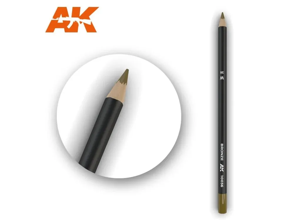 Patinovací tužka AK Interactive AK10036 Weathering Pencil bronzová, délka 17 cm