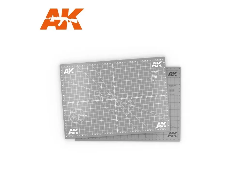 Modelářská řezací podložka AK Interactive AK8209-A4 formátu A4 z řady AK Tools