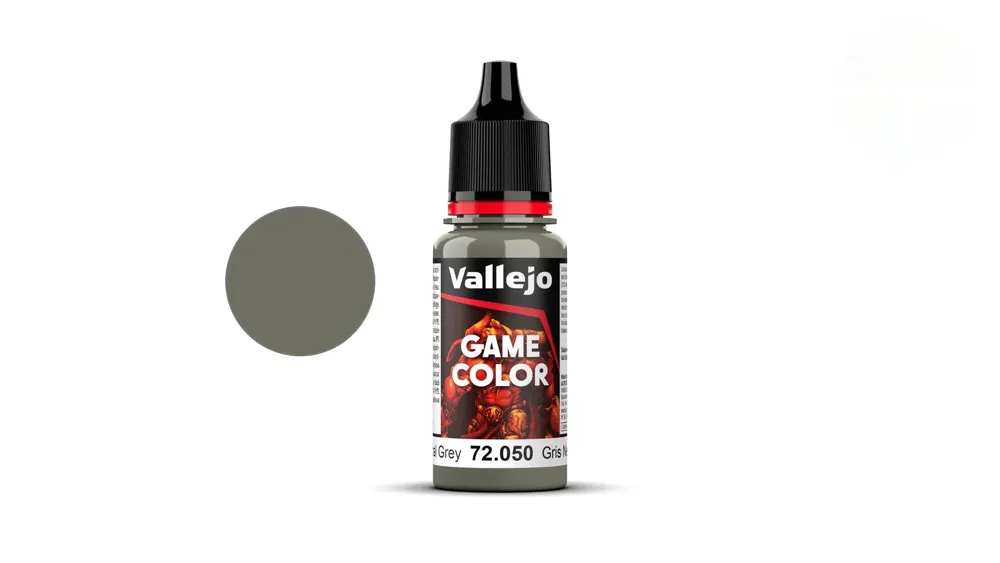 Lahvička akrylové barvy Vallejo Game Color 72050 neutrální šedá Neutral Grey 18 ml