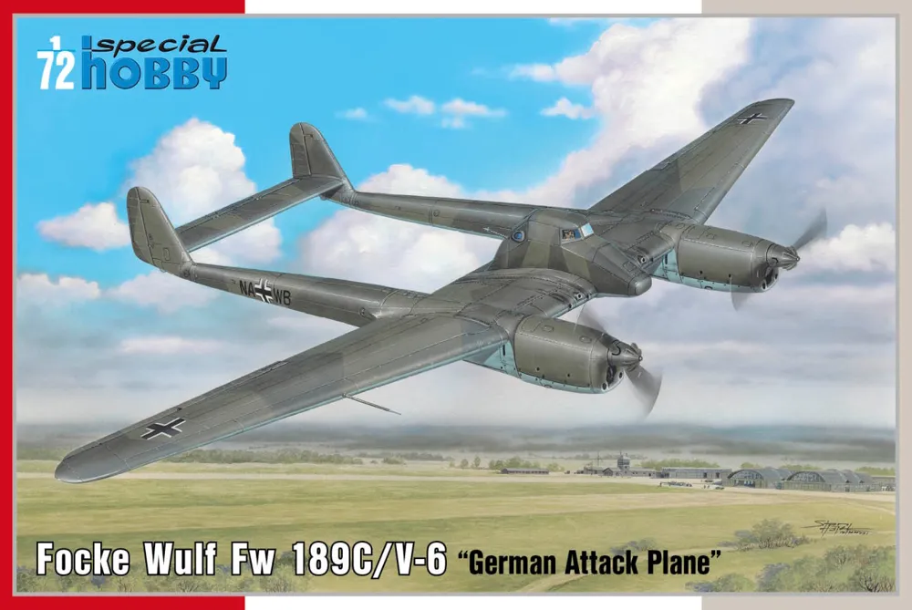 Krabice stavebnice Special Hobby 1/72 Focke Wulf Fw 189C / V-6, kód SH72432