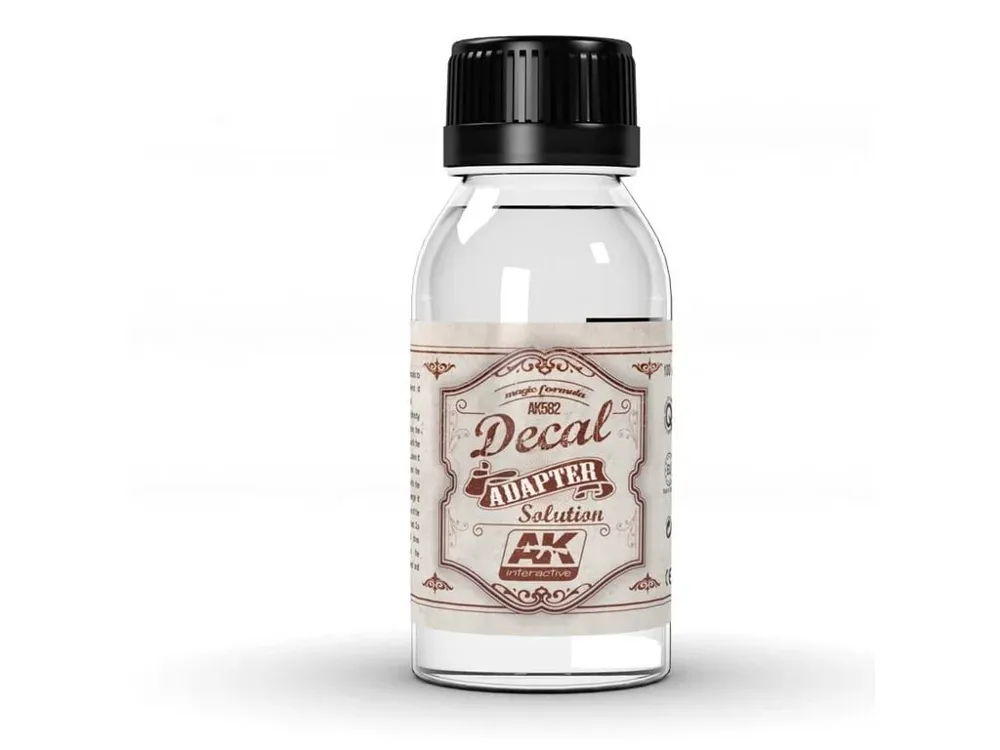 Lahvička AK Interactive AK582 Decal Adapter Solution 100 ml pro usazení obtisků