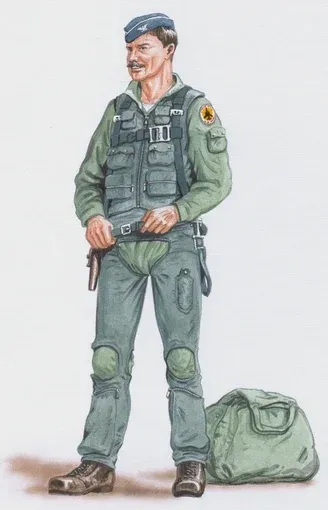 Resinová figurka Plus Model AL4017 pilot F-105 v měřítku 1/48