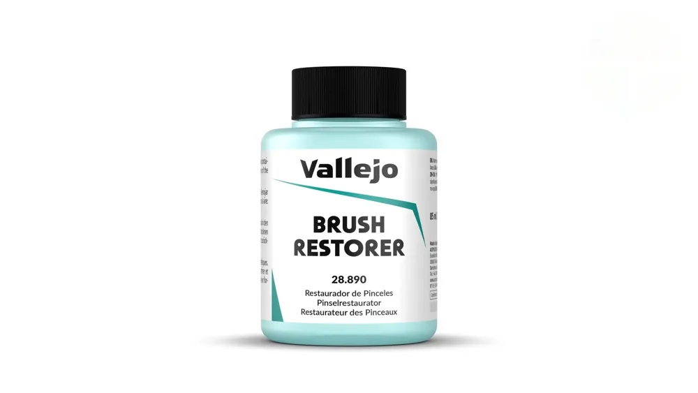 Lahvička Vallejo Auxiliary 28890 Brush Restorer 85 ml, obnovovač štětců