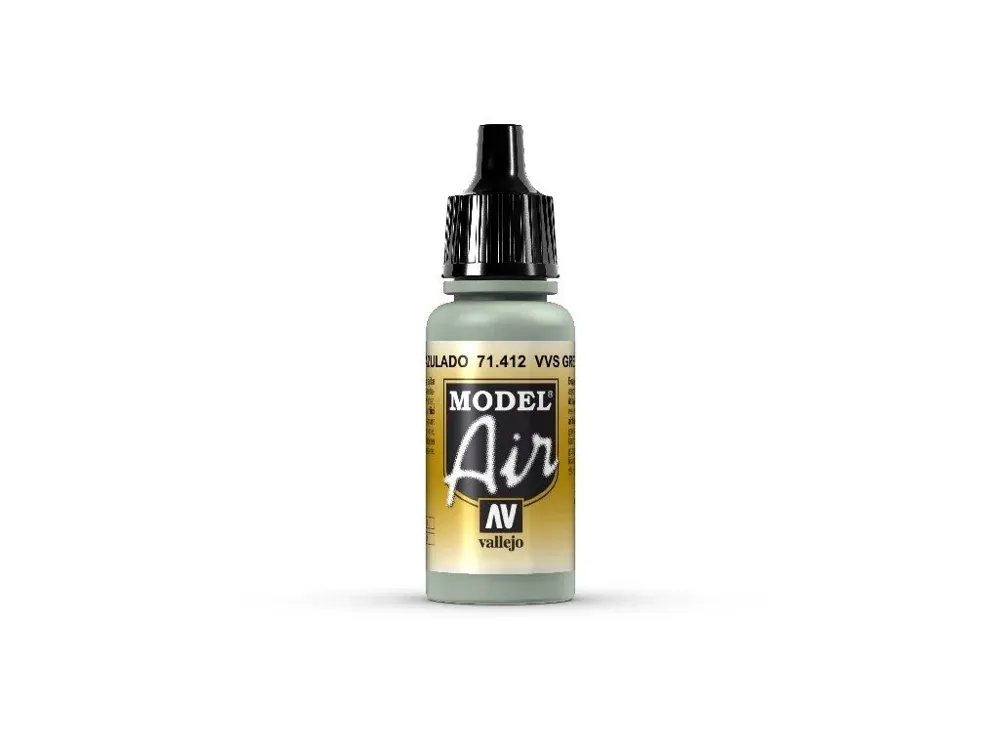 Lahvička akrylové barvy Vallejo Model Air 71412 VVS šedomodrá 18 ml