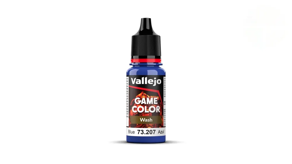 Lahvička Vallejo Game Color 73207 modrý wash (Blue Wash) 18 ml s kapátkem